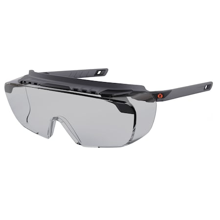 Ergodyne OSMIN, Safety Glasses, Indoor/Outdoor Lens, Matte Black Frame OSMIN-IO
